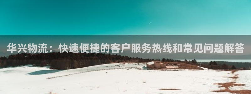 28圈头像：华兴物流：快速便捷的客户
