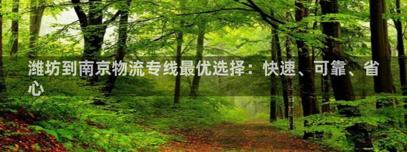 28圈在线预测官网：潍坊到南京物流专