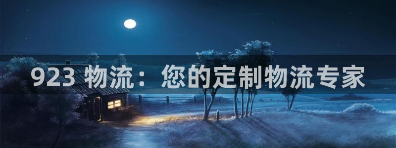 28圈犯法吗：923 物流：您的定制