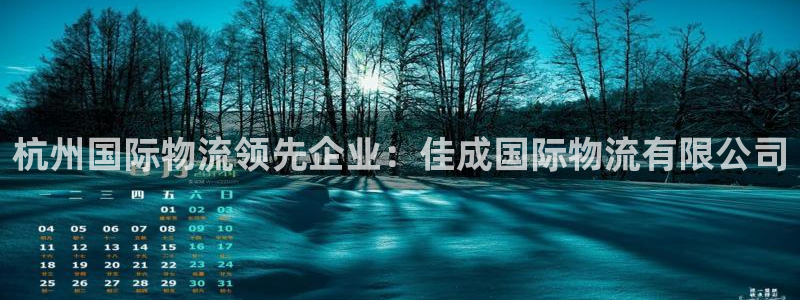 28圈加拿大在线预测：杭州国际物流领